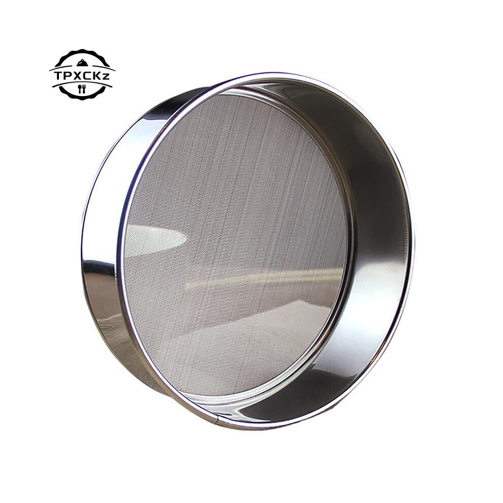 (a- 40 Mesh) 40/60Mesh Round 304 Stainless Steel Lab Sieve Aperture Standard Sifters Shakers Kitchen Flour Powder Filter Screen Soil Strainer