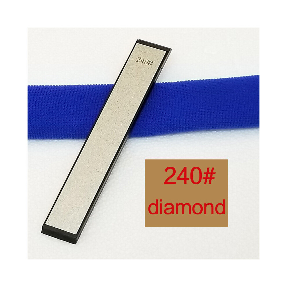 (A-Diamond 240 Grit Sharpening Stone) 80 240 600 1000 2000 3000 Grit Diamond Sharpener Grinding Tool Sharpening Stones Fixed Angle Knife Diamond Sharp 4856906221980