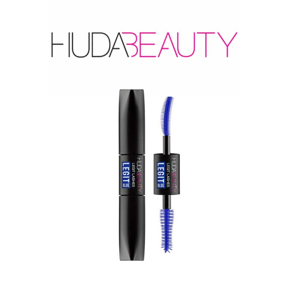 HUDA BEAUTY LEGIT LASHES MASCARA MINI Double-Ended Blue