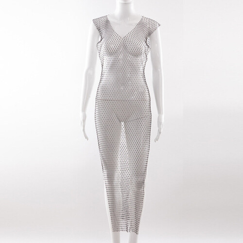 Fishnet diamond outlet dress