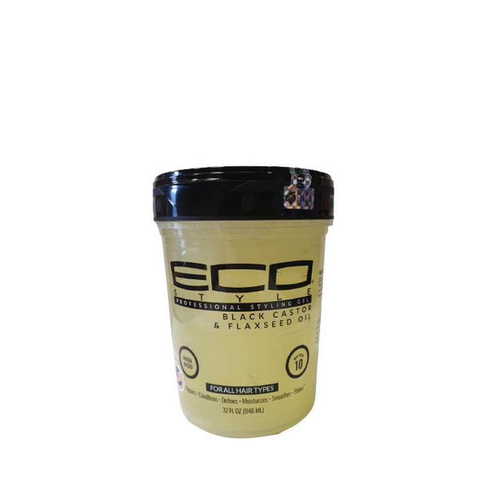 Eco Style Black Castor & Flaxseed Gel 946ml, 32oz
