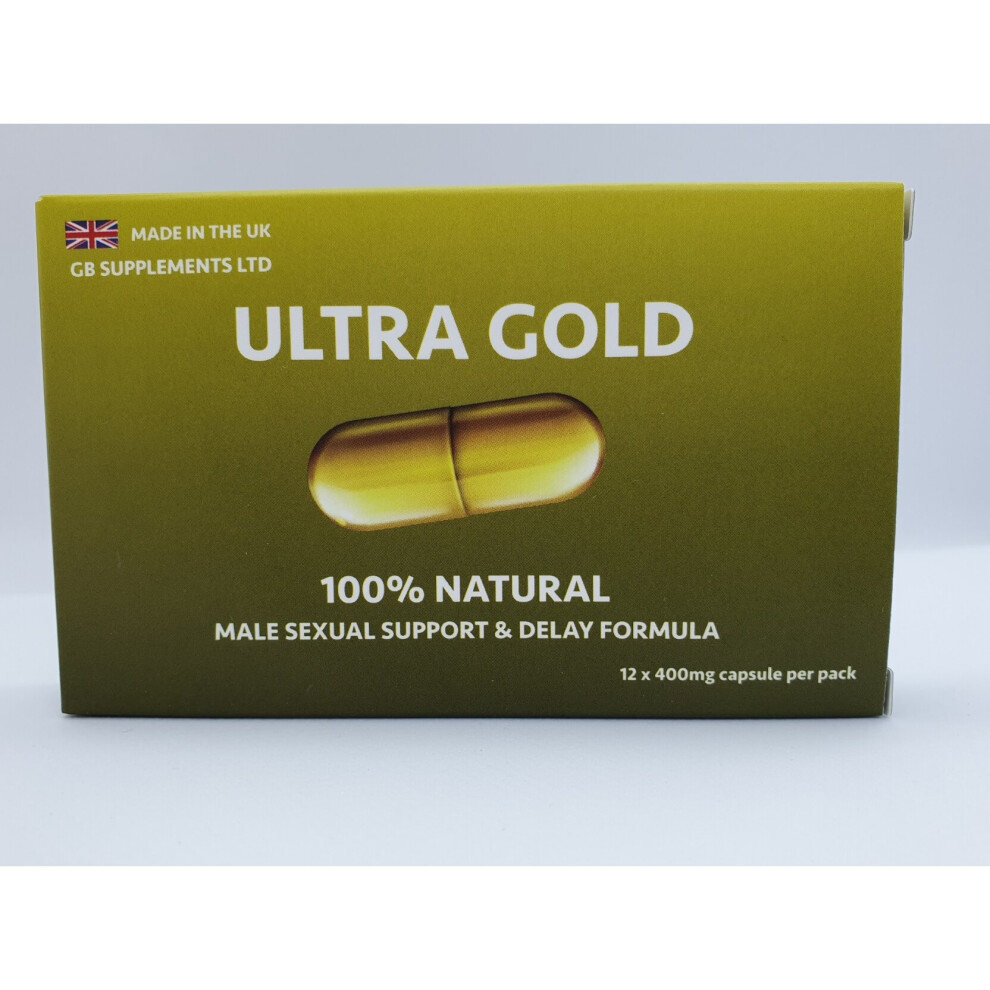 (12 capsules, Ultra Gold) Ultra Blue Gold Max Herbal Sex Pills Sexual Libido