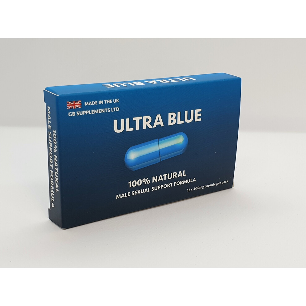 12 capsules, Ultra Blue) Ultra Blue Gold Max Herbal Sex Pills Sexual Libido  on OnBuy