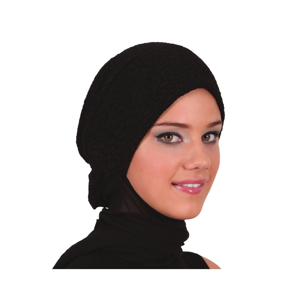 Brocade Knob With Shawl Ready Turban Hijab Bonnet Scarf Cancer Cap Special Women Product Beret Bandana Muslim Abaya-image-OPC-PBQFHJR-NEW