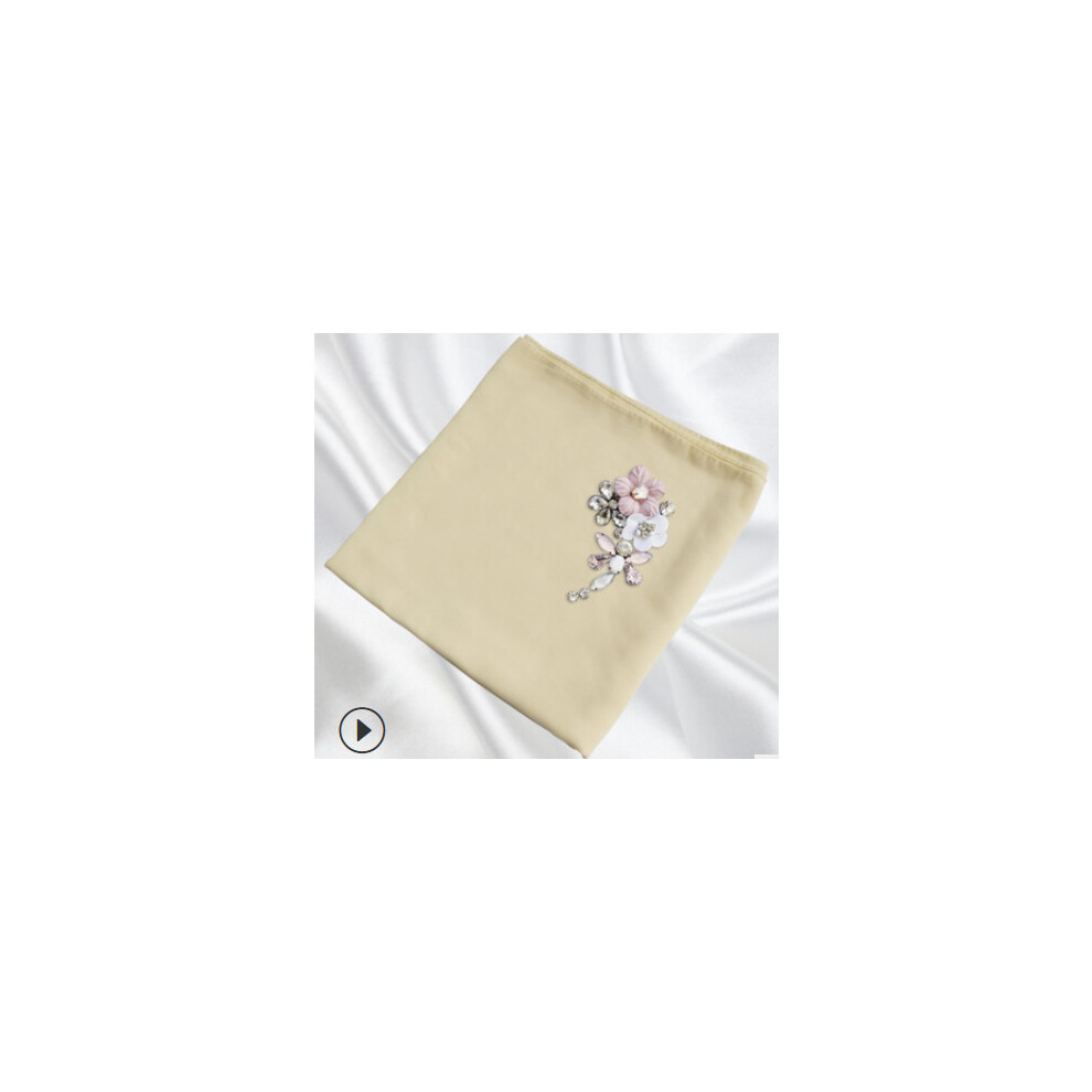 Novelty Moda Solid Kerudung Muslim Rhinestone Chiffon Hijab Scarf Women Turban Head Wrap Scarves long-image-OPC-PBQFHJS-NEW