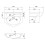 NES Home 550MM MODERN WHITE BATHROOM BASIN FLAT PACK VANITY UNIT BASIN MONO + WASTE 8