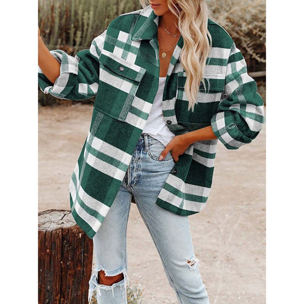 Flannel winter cheap coat