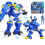 (Volt) Mini Force Toy Anime Super Dinosaur Power Machine Transformation Robot Model  Set 1