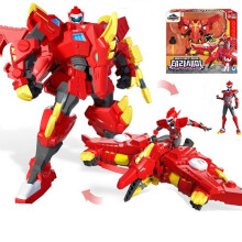 (Sammy) Mini Force Toy Anime Super Dinosaur Power Machine Transformation Robot Model Set