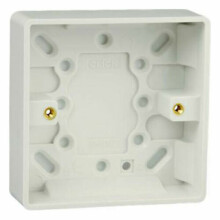 Click CMA081 Moulded Surface Mounted Pattress Box 25mm Deep - 1 Gang
