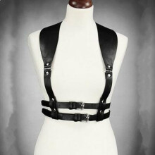 Leather Women Body Bondage Wasit Belts Cage Sculpting Harness Waist Belt Suspender Straps Accessories