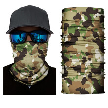 Mege Military Tactical Bandana Summer Face Scarves Tubular Head Mask Scraf Camo Anti-UV Windproof Airsoft Neck Gaiter Cover