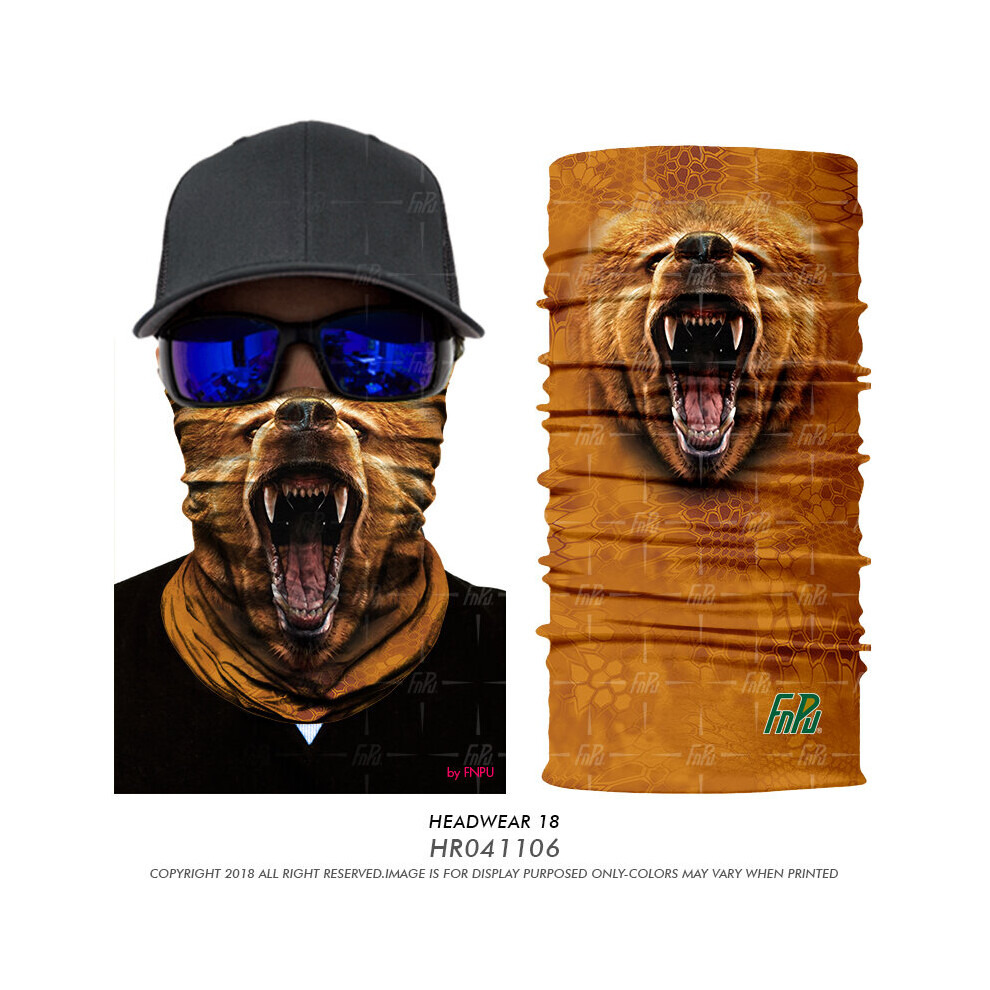 Seamless Magic Bandana Animal Monkey Shark Neck Warmer Tube Shield Gaiter Scarf Face Headband Snowboard Bicycle Headwear Multicoloured 885656770169