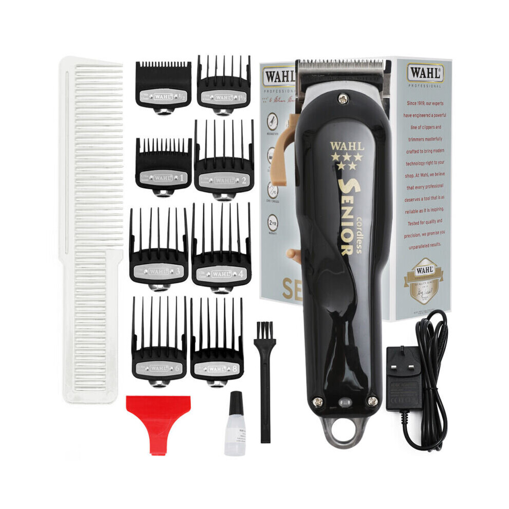 Wahl Professional Electric Trimmer 5-Star Cordless Senior Magic Clip Cord Hair Clipper for Barbers and Stylists