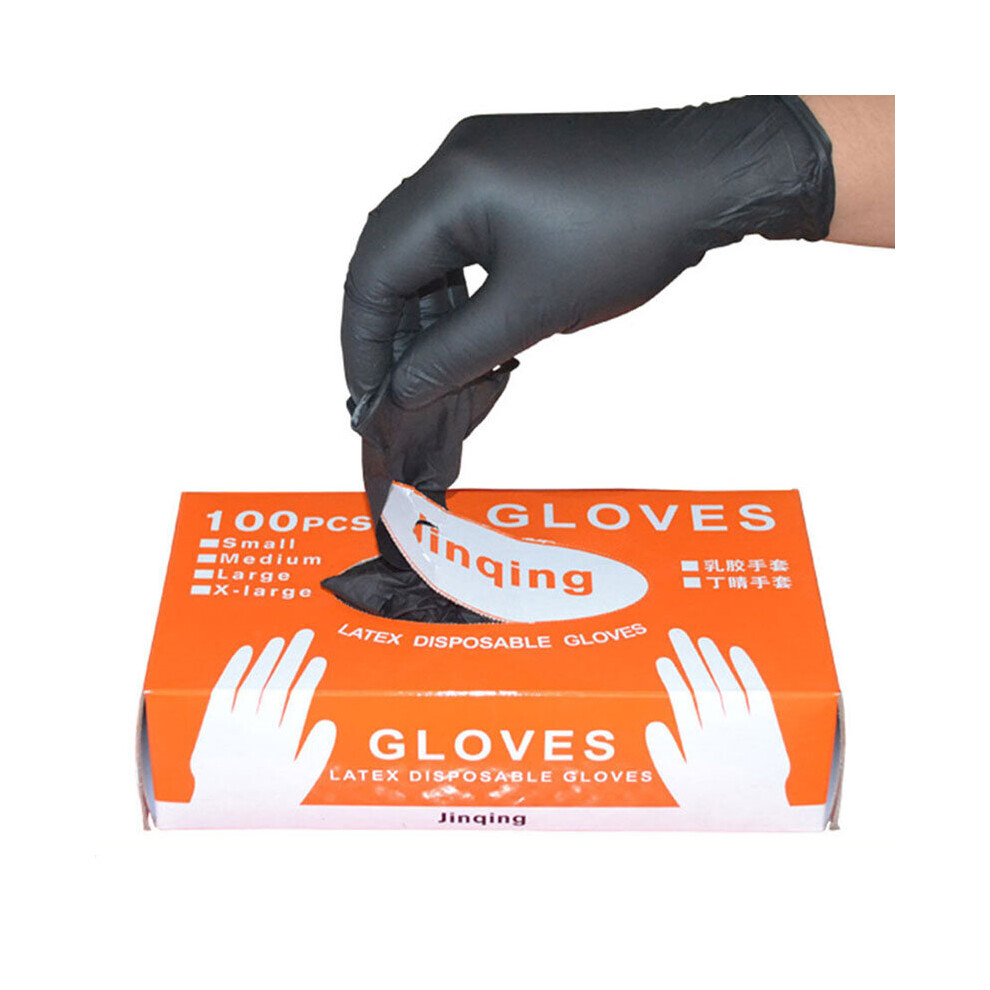 100Pcs/Box Disposable Nitrile Gloves Household Cleaning Washing Industrial Use Tattoo High Unisex Elastic Gloves 885658138868