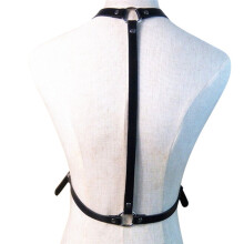 1pc Sexy Women Mature Men Gentleman Adjustable Leather Body Chest Harness Belt Punk Fancy Costume Clothing Accessories