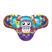 2Pcs Kids Winter 2 Layer Fleece Lined Thermal Beanie Children WindProof Scarf Mask Warm Half Face Skullies Print Neck Warmer