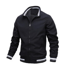 four seasons casual jacket men's spring and autumn sports solid men's jacket
