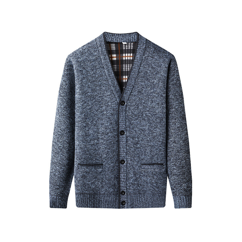 Autumn Winter Men's Knitted Cardigan Thick V Neck Knitted Sweater Coats Causal Warm Jackets Men Mens Clothing-image-OPC-PBR5N7S-NEW