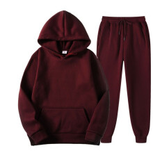 Woman Loose Sets Gym Tracksuit Long Hooded Coats Hoodie Set Zipper Warm Sportswear Running Joggers Two Piece men Sweatshirts Set