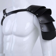 Sexy Men Faux Leather Belts Slim Body Bondage Cage Punk Sculpting Harness Waist Belt Straps Suspenders Accessories
