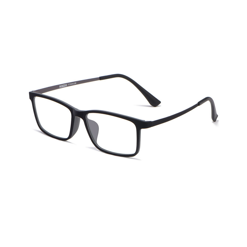 Ultralight Flexible Temples Plastic Titanium Square Myopia Optical Prescription Glasses Frame Men HR8085