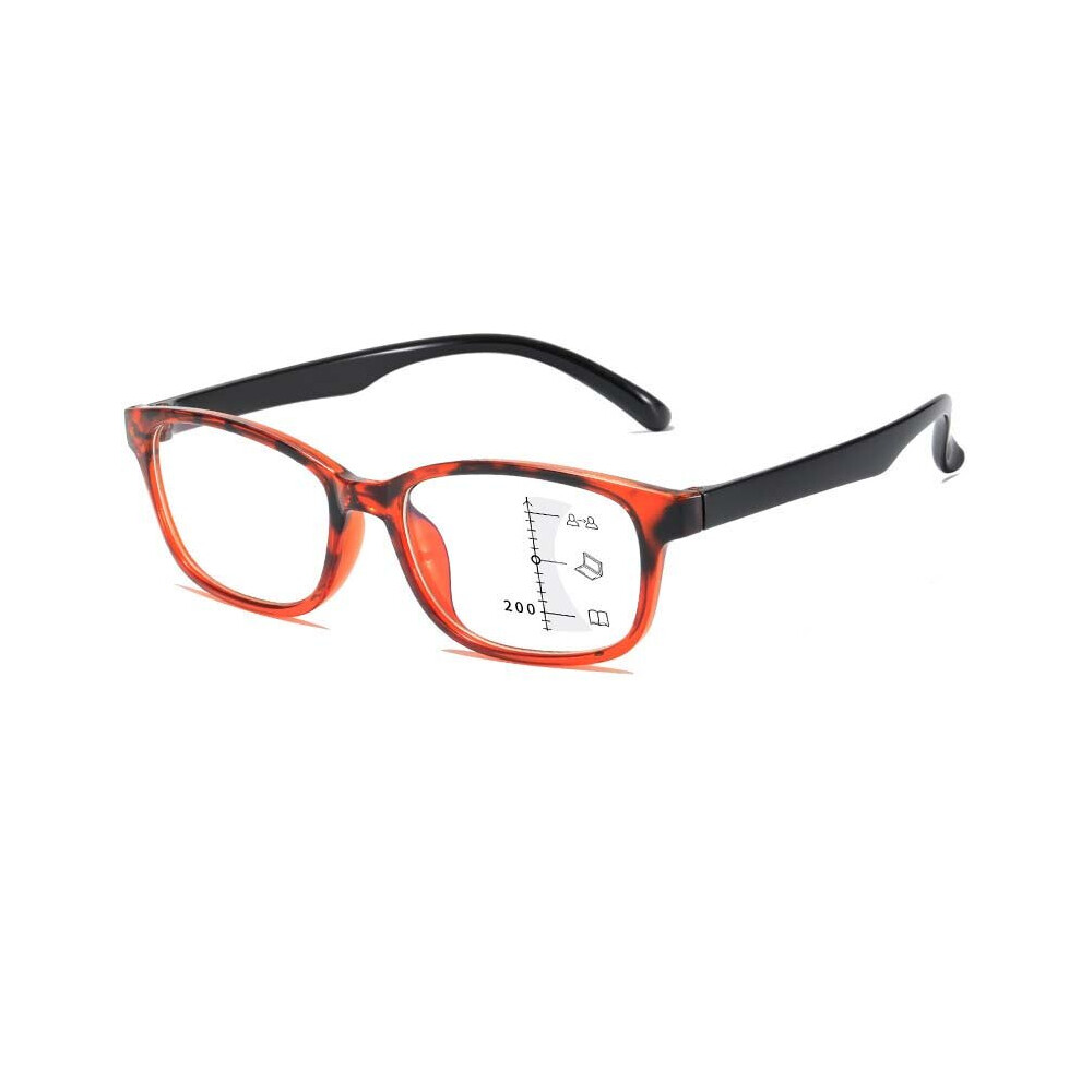 Multicoloured Multifocal Reading Glasses Far And Near Dual-Use Anti-Blue Light Presbyopic Eyeglasses Smart Zoom Reading Glasses Unisex