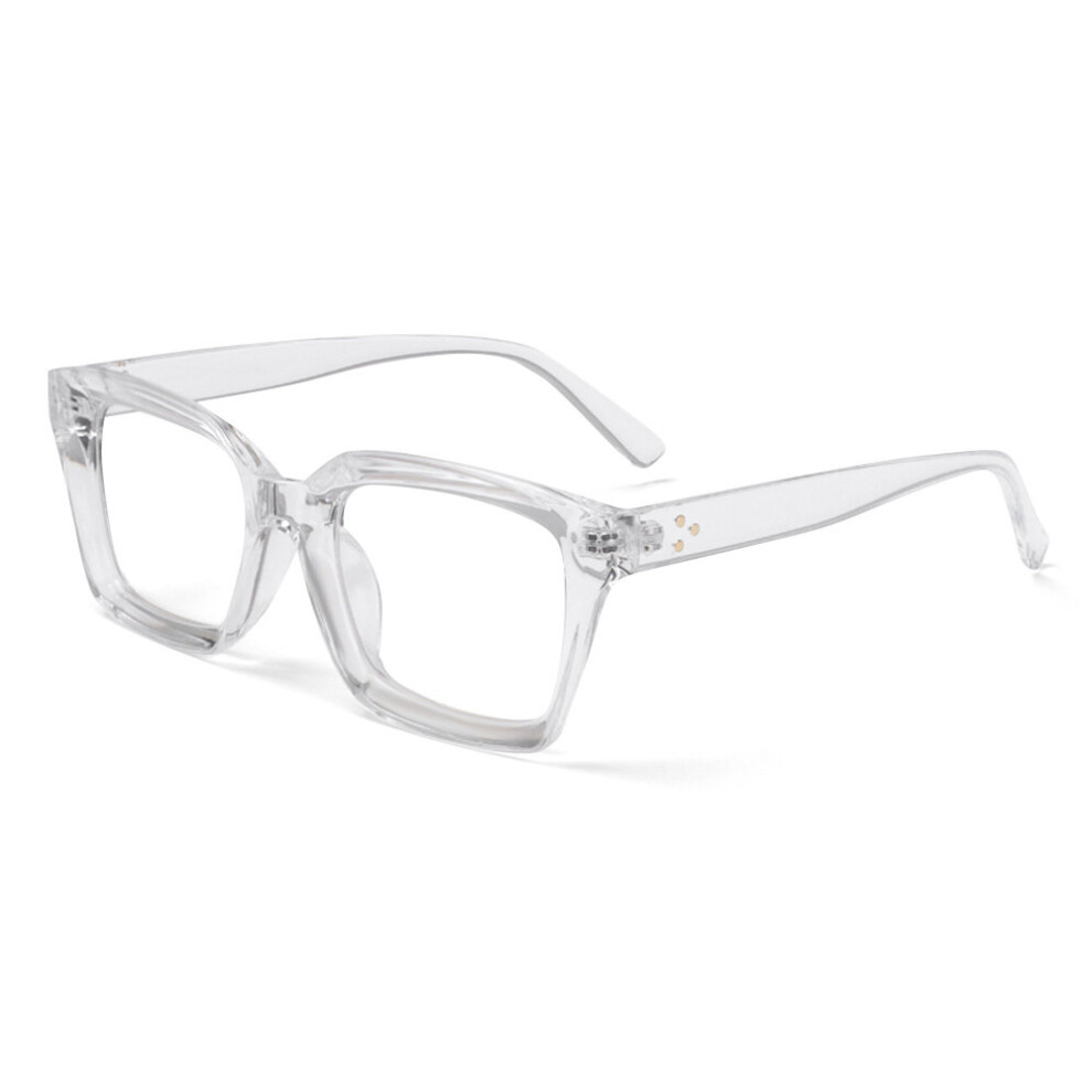 Oversized Square Reading Glasses Men Women Presbyopia Eyeglasses Large Frame High-definition Eyewear Diopter +1.0~+4.0