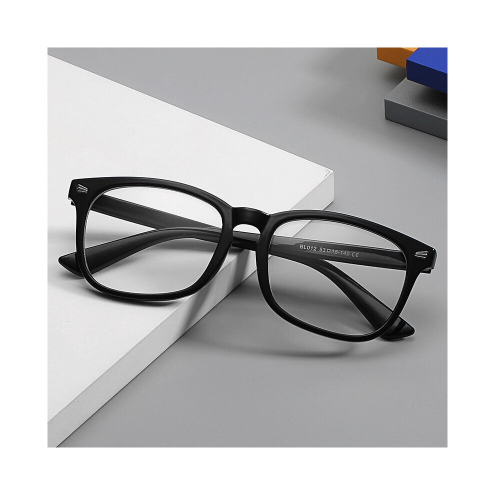 (Khaki, Sky blue) Anti Reading Glasses Light Comfortable Men's and Women's Reading Glasses Stand Reading Glasses