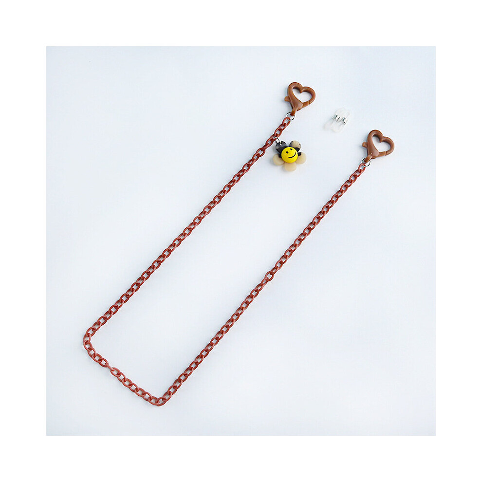 Glasses Lanyard For Women Flower Smile Face Sunglasses Chain Polka Dot Mask Strap Neck Cord Rope Eyewear Jewelry Gift