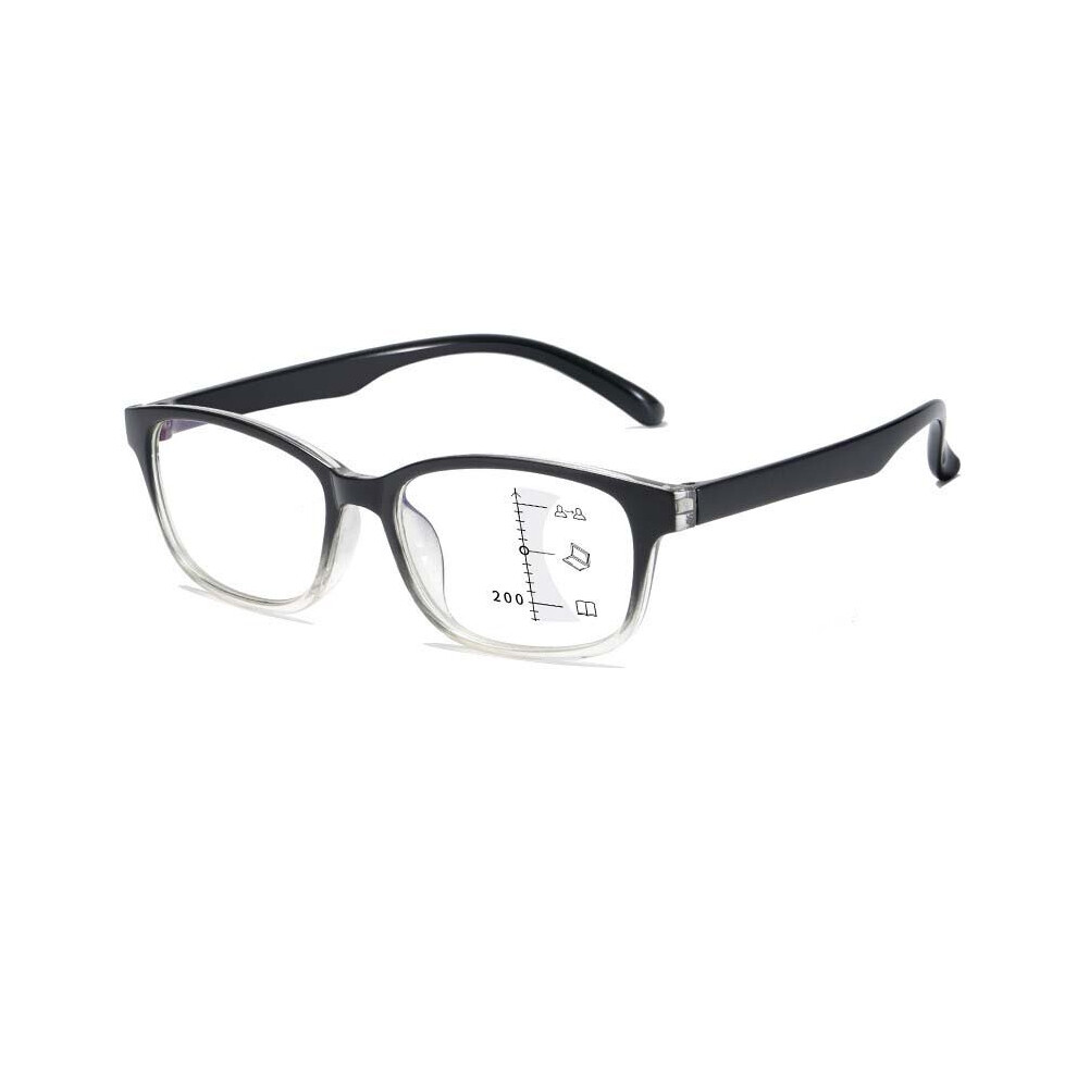 Multicoloured Multifocal Reading Glasses Far And Near Dual-Use Anti-Blue Light Presbyopic Eyeglasses Smart Zoom Reading Glasses Unisex