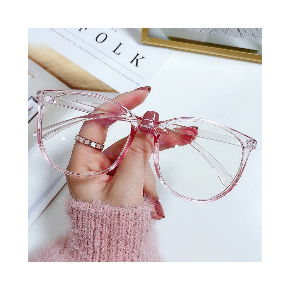 Transparent Big Frame Anti-blue Glasses for Men and Women with The Same Type of Myopia Finished Glasses Myopia Glasses-image-OPC-PBR96BQ-NEW