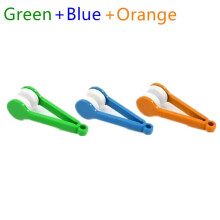 3PC/set Clean Brush Glasses Cleaner Brush Mini Sun Glasses Eyeglass Brush Cleaner Cleaning Spectacles Tool Glasses Accessories