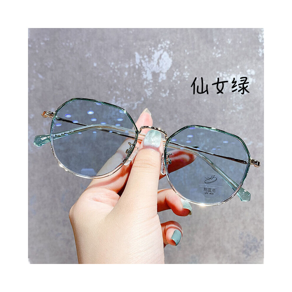 Photochromic Myopia Glasses Changing Sun Glasses Eyeglasses Reading Glasses for Women Metal Frame Glasses