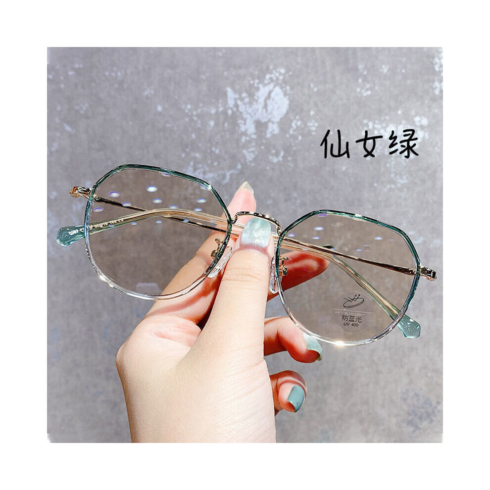 Photochromic Myopia Glasses Changing Sun Glasses Eyeglasses Reading Glasses for Women Metal Frame Glasses