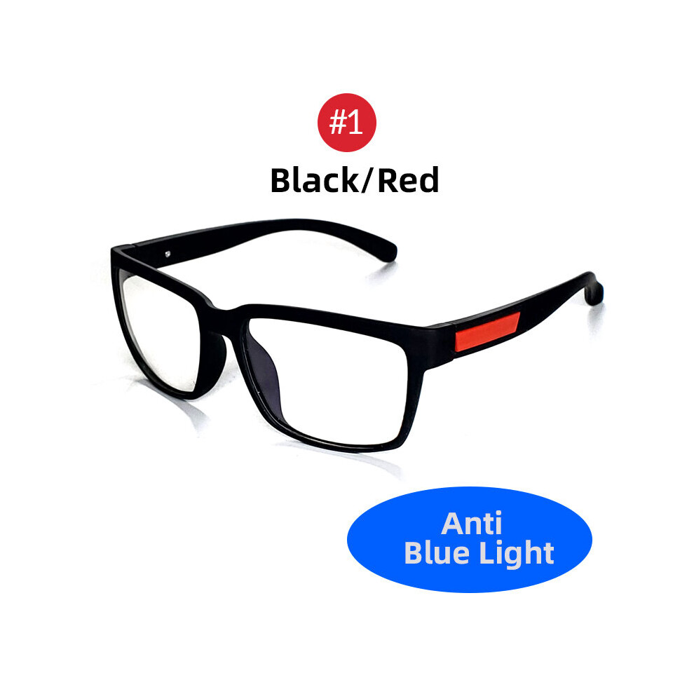 Retro Matte TR90 Anti Light Glasses UV400 Men Office Computer Blocking Women Square Optical Eyeglasses Frame-image-OPC-PBR96CC-NEW