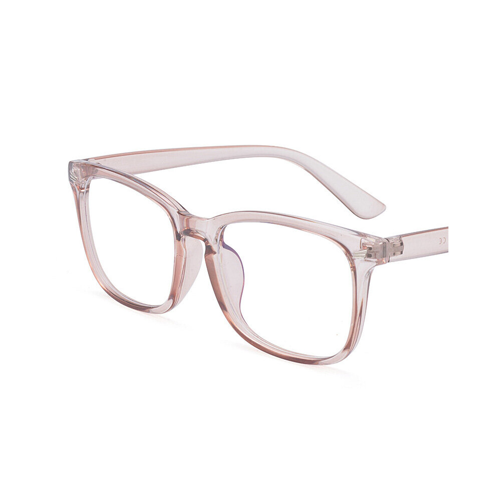 RUOBO Rivet Anti Light Glasses Frame For Men Women Transparent Optical Spectacle Eyeglass Computer Blocking Eyewear