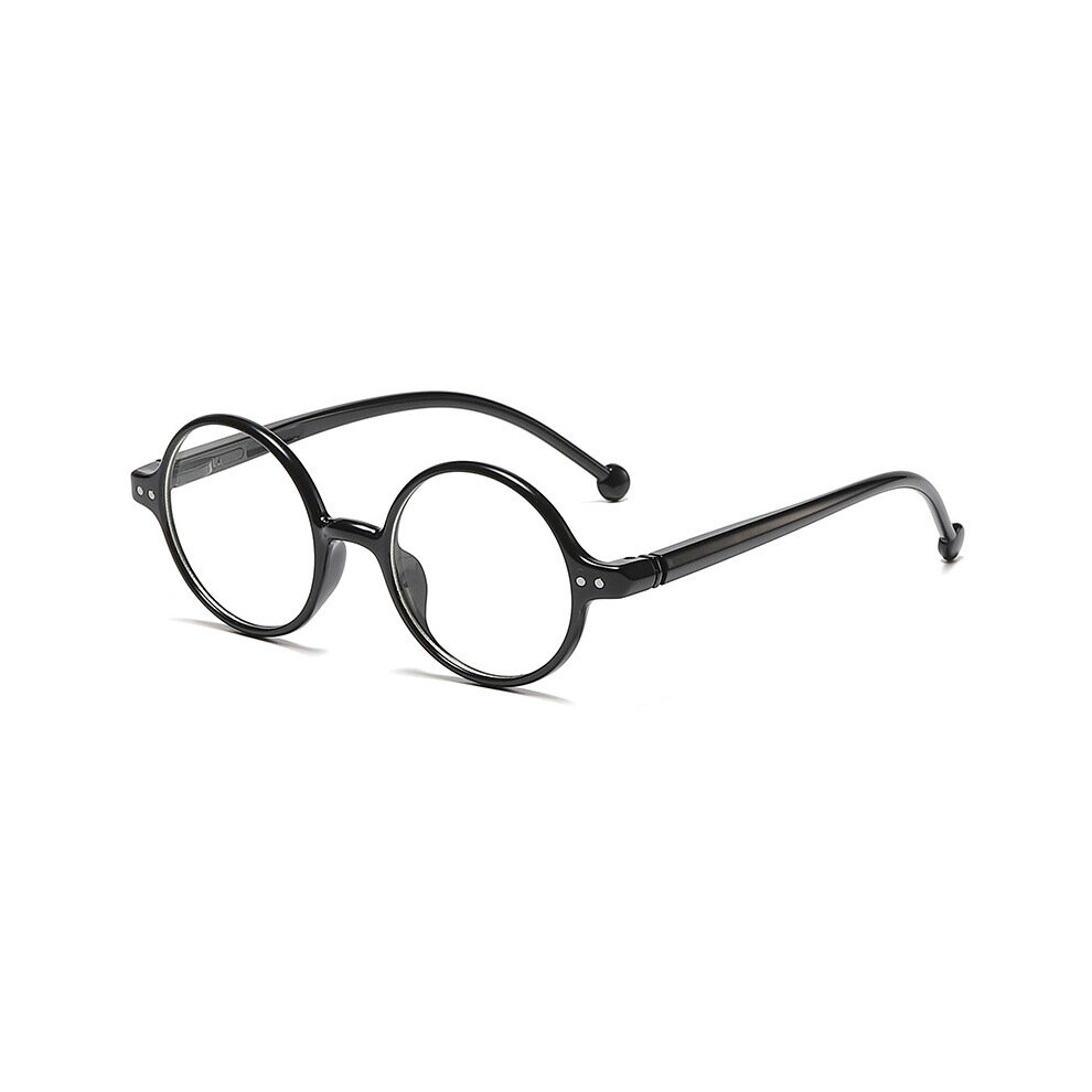 Small Round Reading Glasses Retro Light Blocking Computer Presbyopic Eyewear Women Men Hyperopia Diopter +1.5 2.0-image-OPC-PBR9BMC-NEW