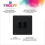 BG Evolve Matt Black Double Light Switch 20A 16AX 2 Way - PCDMB42B 2