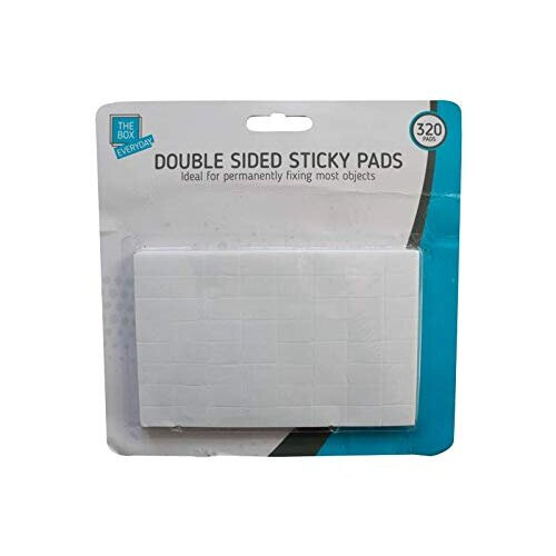 STA0392 Double Sided Sticky Pads | White | 320pcs Accessory