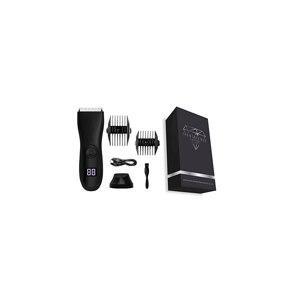 Balls Trimmer | Body Hair Grooming Trimmer for Men | Waterproof and Cordless Mens Pubic Hair Trimmer| Waterproof Lightweight Mens Body Groomer| Ball