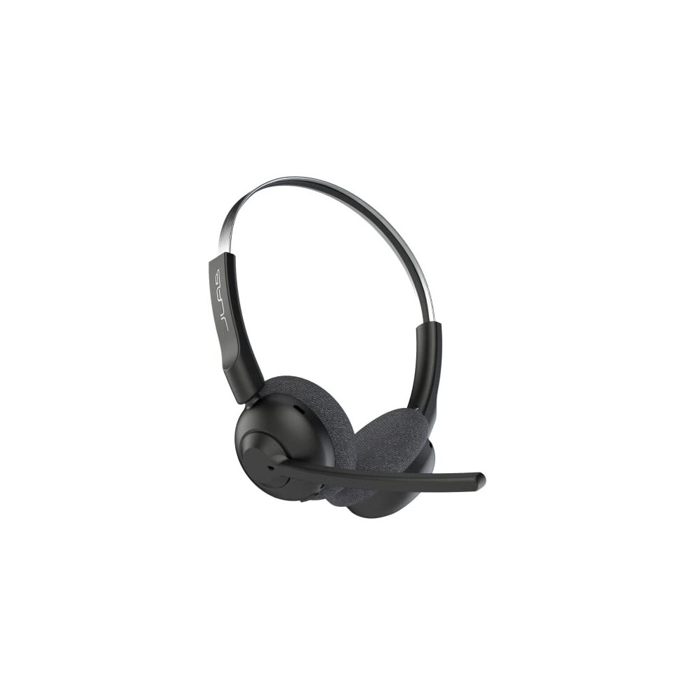 Go Work Pop Wireless Headsets with Microphone - 50+ Playtime Bluetooth Headset for PC, Multipoint Connect to Computer & Mobile - On Ear Wireless