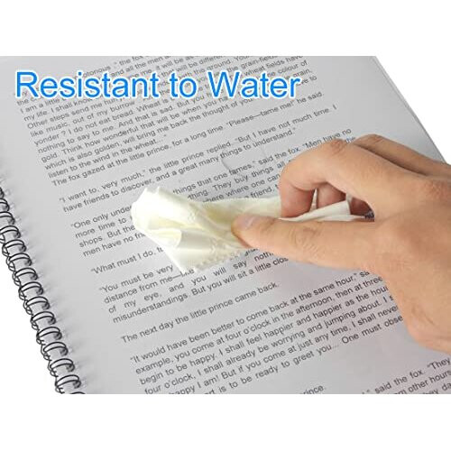 PP Binding Covers, 300-micron, A4, Polypropylene Plastic Binder Covers for Bound Documents, Clear, Pack of 50 2