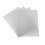 PP Binding Covers, 300-micron, A4, Polypropylene Plastic Binder Covers for Bound Documents, Clear, Pack of 50 8