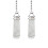 2 PCS Bathroom Light Pull Light Pull Chain Extension with Ball Chain 100 cm Bathroom Toilet Light/Ceiling Light Fan Switch/Blind Cord Pull Handle - 1