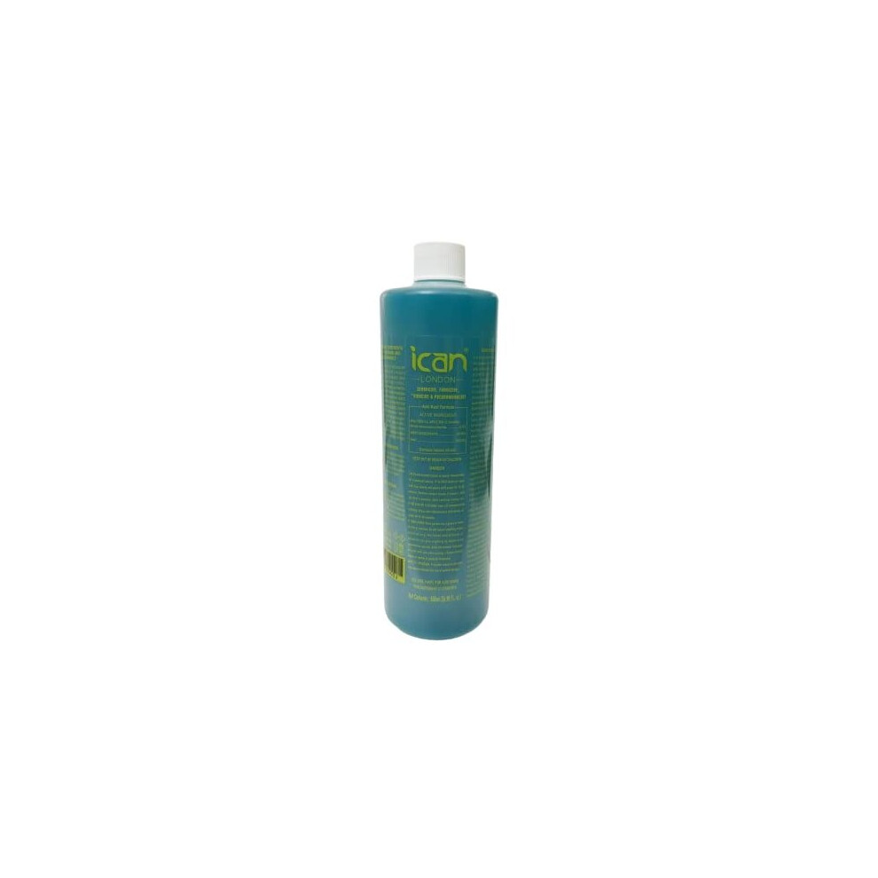 Disinfectant Solution for Salon Barbicide Jars, Medical, Athletics-Girmicide solution 500ml Turquoise blue