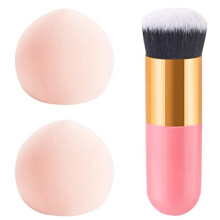 3Pcs Marshmallow Sponge Makeup Set Ultra Soft Makeup Sponge Pink Beauty Blenders Latex Free Concealer Blender Makeup Foundation Sponge Makeup Egg with
