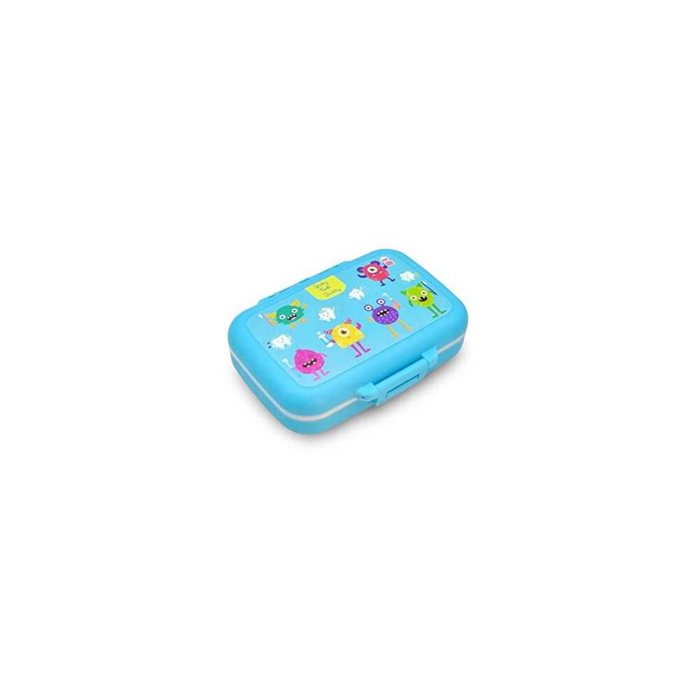 Baby Teeth Keepsake Box Kids Tooth Container Storage Holder Organizer Cute Children Tooth Fetal Container For Lost Teeth, Tooth Fairy (Purple) Purple Spacnana