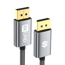 VESA Certified Displayport Cable 1.4 1M Support 8K@60Hz, 4K@144Hz, 2K@240Hz, HBR3 32.4Gbps, HDR, DSC 1.2, G-Sync & Free-Sync, Display Port Lead 1.4