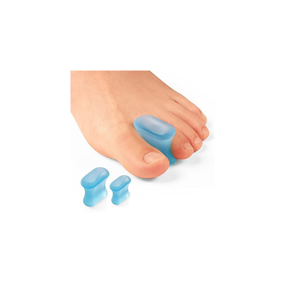 Welnove Upgraded Gel Toe Separators Â 12-Pack Bunion Pads Â Toe Spacers For Straightening Overlapping Toes, Bunions, Calluses Â Soft Silicone Bunion